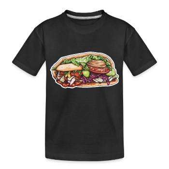 Kebab - T-shirt bio Premium Enfant - noir - Devant