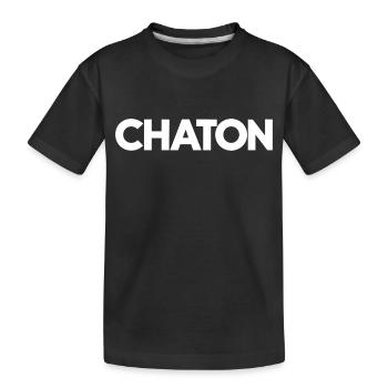 Chaton - T-shirt bio Premium Enfant - noir - Devant