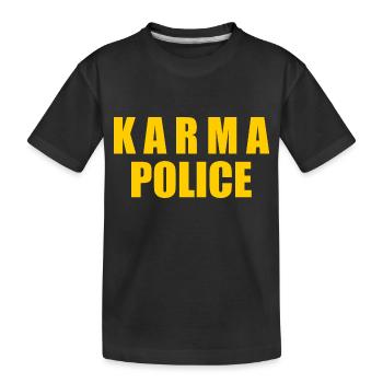 Karma police - T-shirt bio Premium Enfant - noir - Devant