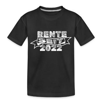 2022 - Kinder Premium Bio T-Shirt - Schwarz - Vorne