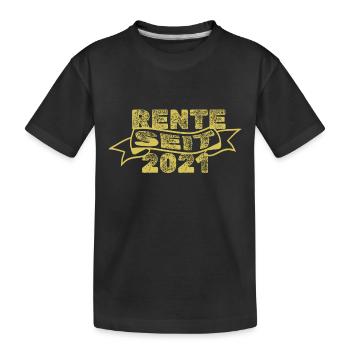 2021 2021 - Kinder Premium Bio T-Shirt - Schwarz - Vorne