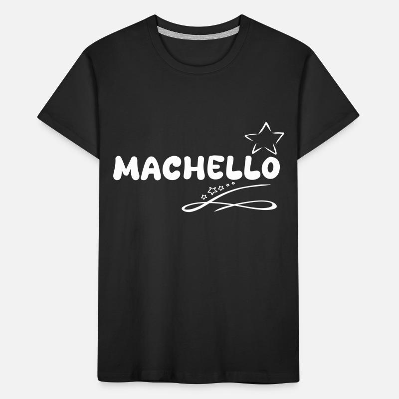 Geschenk Machello Kinder Premium Bio T-Shirt