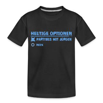 Vorname jürgen - Kinder Premium Bio T-Shirt - Schwarz - Vorne