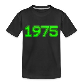 Nerd 1975 - T-shirt bio Premium Enfant - noir - Devant