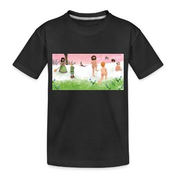 The Little Robber's Daughter - Kids' Premium Organic T-Shirt - black - Front
