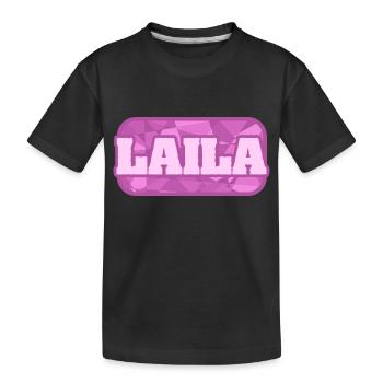 Santé Laila - T-shirt bio Premium Enfant - noir - Devant