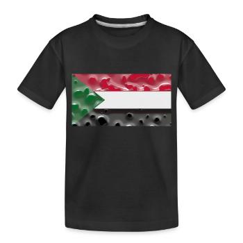 Sudan - Kids' Premium Organic T-Shirt - black - Front