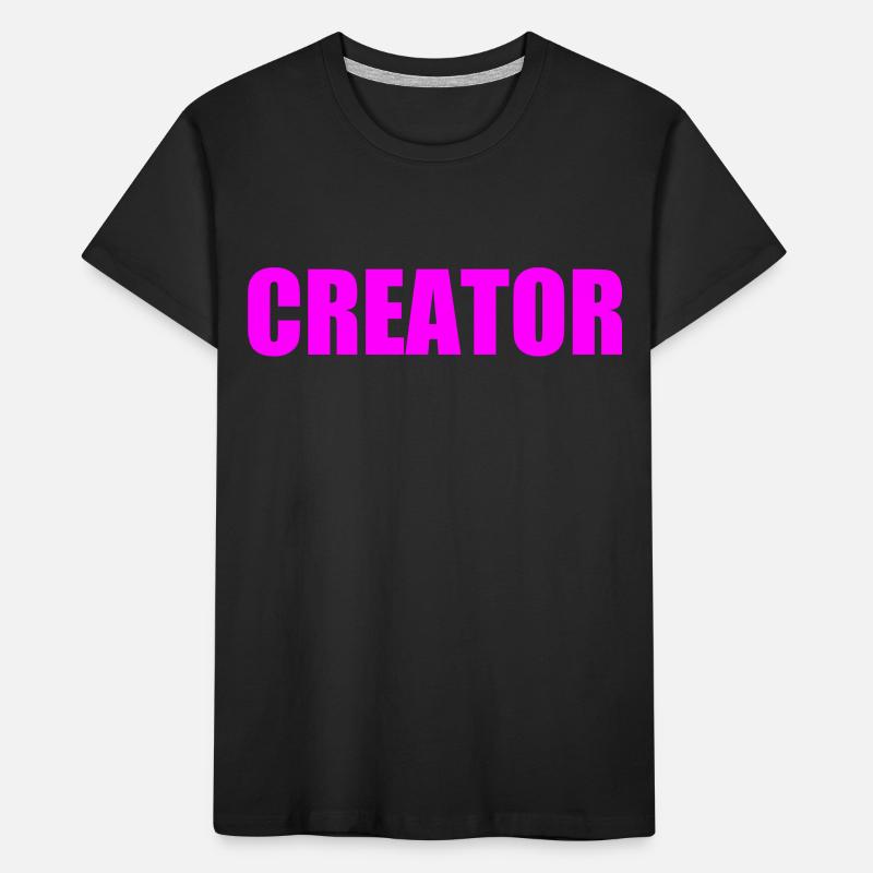 Creator T-shirt bio Premium Enfant