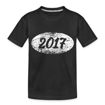 2017 - T-shirt bio Premium Enfant - noir - Devant