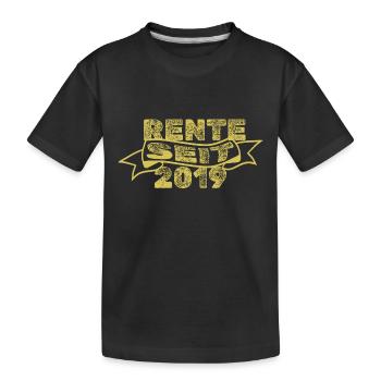 2019 - Kids' Premium Organic T-Shirt - black - Front