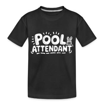 Rettungsschwimmer-Feeling - Kinder Premium Bio T-Shirt - Schwarz - Vorne