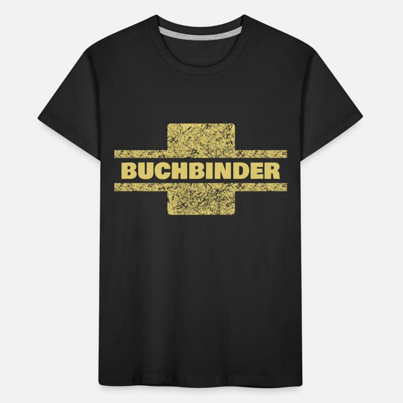 Beruf Buchbinder Kinder Premium Bio T-Shirt