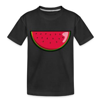 Melon Fruit - T-shirt bio Premium Enfant - noir - Devant