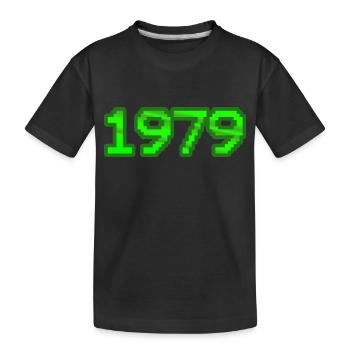 Ordinateur 1979 - T-shirt bio Premium Enfant - noir - Devant