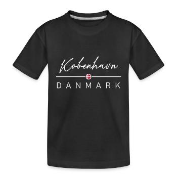 Dänemark - Kobenhavn - Danemark - Danemark - T-shirt bio Premium Enfant - noir - Devant