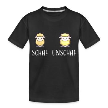 Mouton Mouton Drôle Cool Cadeau - T-shirt bio Premium Enfant - noir - Devant