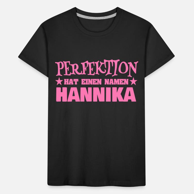 Woman's name Hannika Kids' Premium Organic T-Shirt
