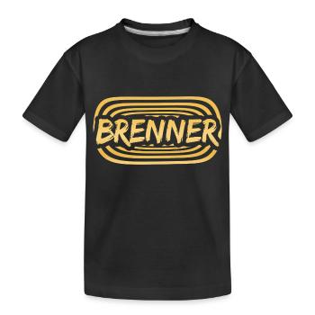 Brûleur de travail - T-shirt bio Premium Enfant - noir - Devant
