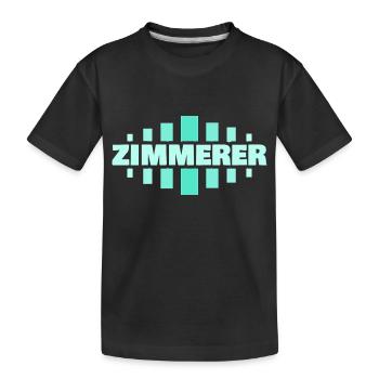 Carpenter as a profession - Kids' Premium Organic T-Shirt - black - Front