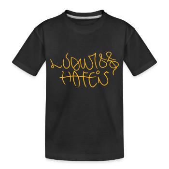 Ludwigshafen Street Art - Kids' Premium Organic T-Shirt - black - Front