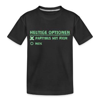 rion comme prénom - T-shirt bio Premium Enfant - noir - Devant