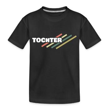 Gift for Daughter - Kids' Premium Organic T-Shirt - black - Front