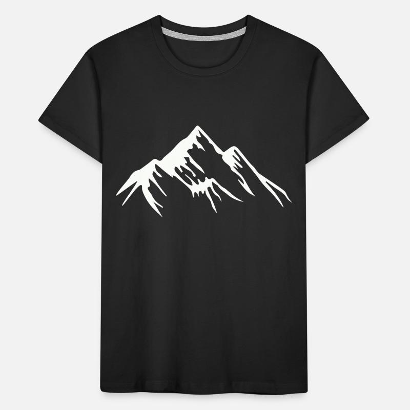 montagnes T-shirt bio Premium Enfant