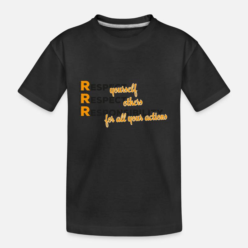 respect - T-shirt bio Premium Enfant - noir