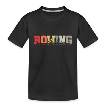Aviron - Aviron - Rameur - Aviron - T-shirt bio Premium Enfant - noir - Devant