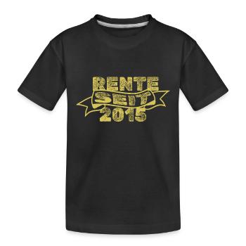 2015 2015 - Kinder Premium Bio T-Shirt - Schwarz - Vorne