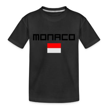 Monaco - T-shirt bio Premium Enfant - noir - Devant