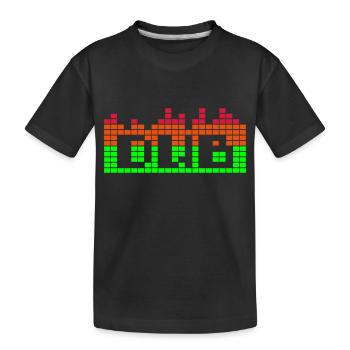 Créez souvenirs & T-Shirts de dub music - T-shirt bio Premium Enfant - noir - Devant