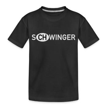 Schwinger Schweiz - Kinder Premium Bio T-Shirt - Schwarz - Vorne