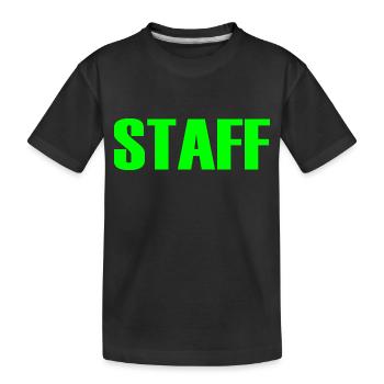Staff - T-shirt bio Premium Enfant - noir - Devant