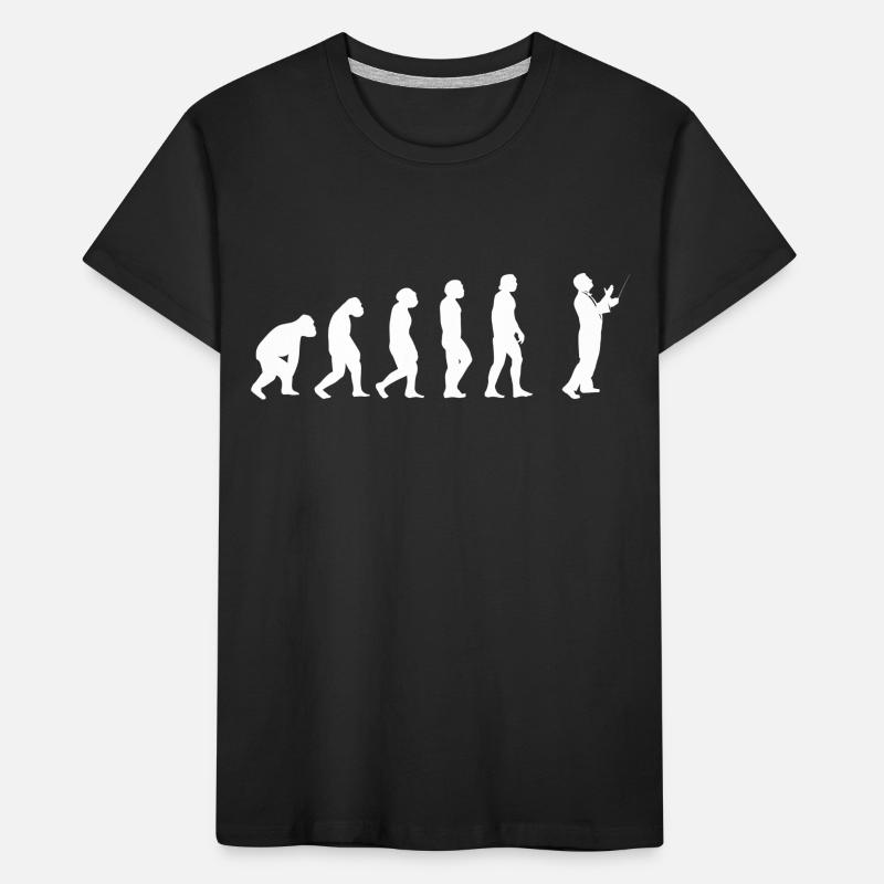Dirigenten Musiker Band Evolution Dirigent Musik Kinder Premium Bio T-Shirt