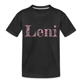 Léni - T-shirt bio Premium Enfant - noir - Devant