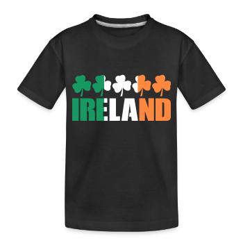 Irlande - T-shirt bio Premium Enfant - noir - Devant