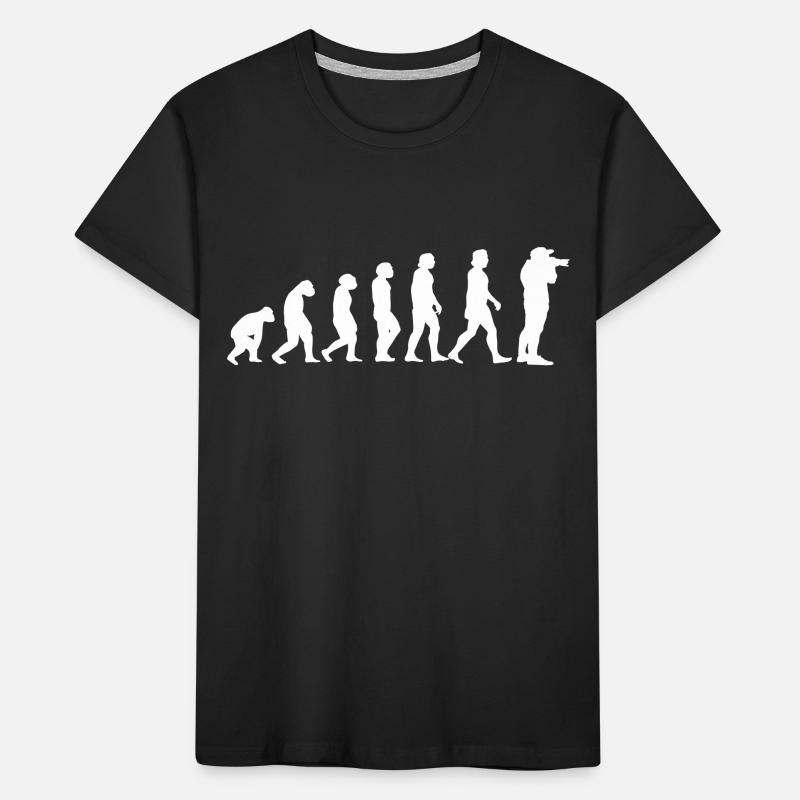 Photographers Evolution Camera Photography funny Kids' Premium Organic T-Shirt
