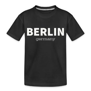 BERLIN - T-shirt bio Premium Enfant - noir - Devant