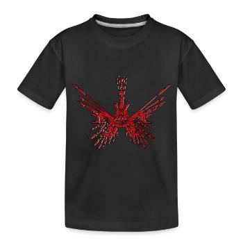 Dangerously beautiful lionfish - Kids' Premium Organic T-Shirt - black - Front