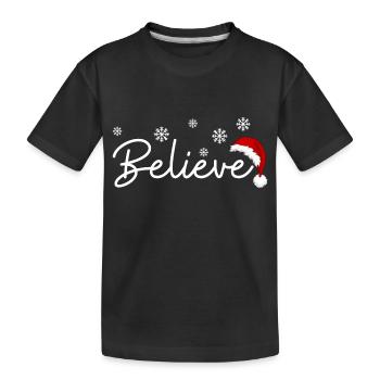 Croire - T-shirt bio Premium Enfant - noir - Devant