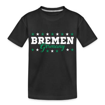 Brême - T-shirt bio Premium Enfant - noir - Devant