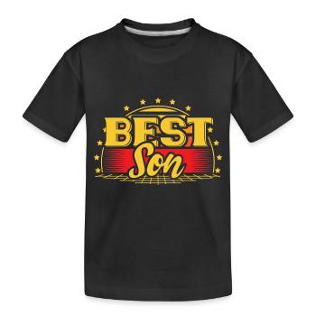 Naissance du fils Jeune Idée cadeau - T-shirt bio Premium Enfant - noir - Devant