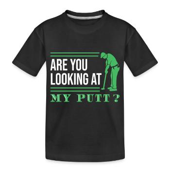 Golf Golfeurs Golfeurs - T-shirt bio Premium Enfant - noir - Devant