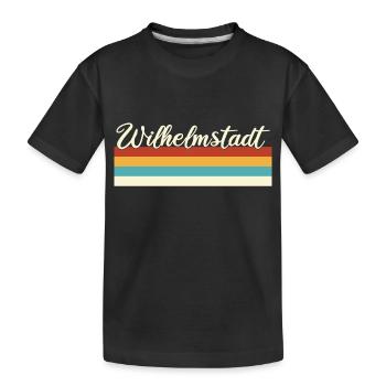 Wilhelmstadt - Spandau - Berlin - Retro - Vintage - Kinder Premium Bio T-Shirt - Schwarz - Vorne