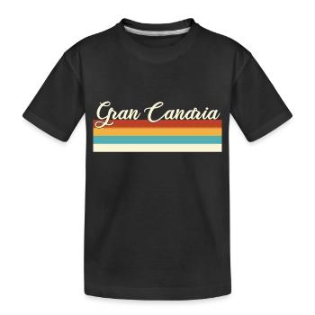 Gran Canaria - Kanaren - Spanien Kanarische Insel - Kinder Premium Bio T-Shirt - Schwarz - Vorne