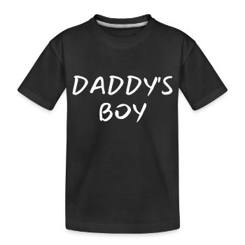 Le garçon de papa - T-shirt bio Premium Enfant - noir - Devant