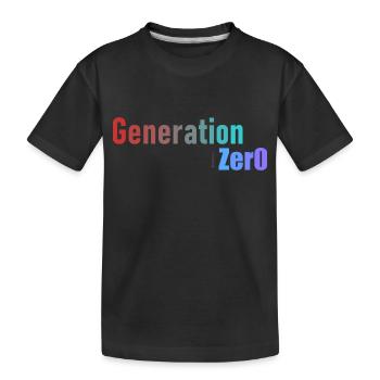 Génération 0 - T-shirt bio Premium Enfant - noir - Devant
