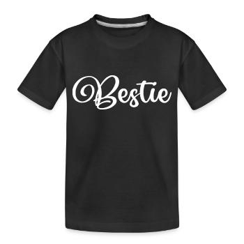 Beast, best friend, friends for life, affection - Kids' Premium Organic T-Shirt - black - Front
