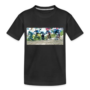 bmx race - T-shirt bio Premium Enfant - noir - Devant